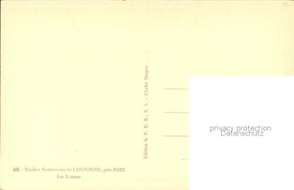 Hoehlen Caves Grottes Riviere Souterraine de Labouche Foix  L – Bild 2