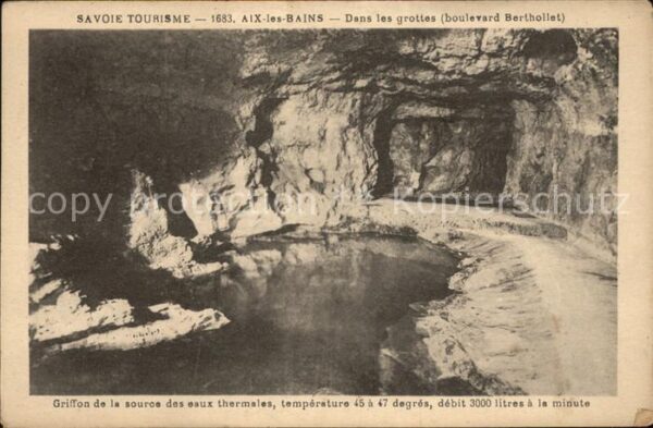Hoehlen Caves Grottes Aix-les-Bains