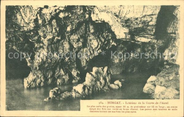 Hoehlen Caves Grottes Morgat Grotte de l'Antel