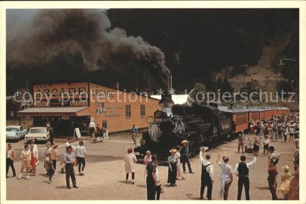 Lokomotive Narrow Gauge Train Silverton Colorado