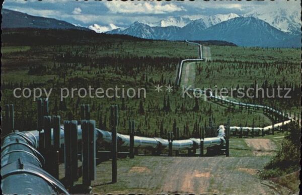 Oelfoerderung Oil Fields Alaska Pipeline