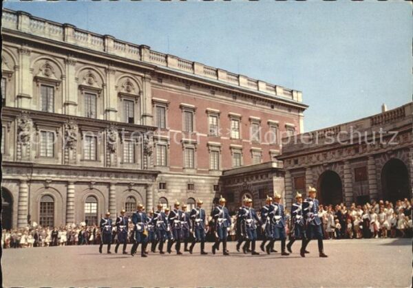 Leibgarde Wache Wache Stockholm Königlicher Schloss