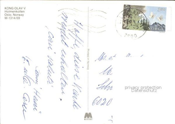 Ski-Flugschanze Kong Olav V Denkmal Holmenkollen Oslo N – Bild 2