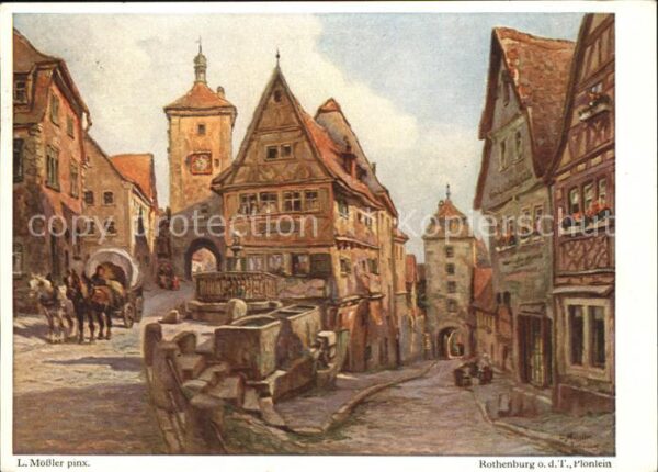 Moessler L. Rothenburg o.d.T. Plönlein