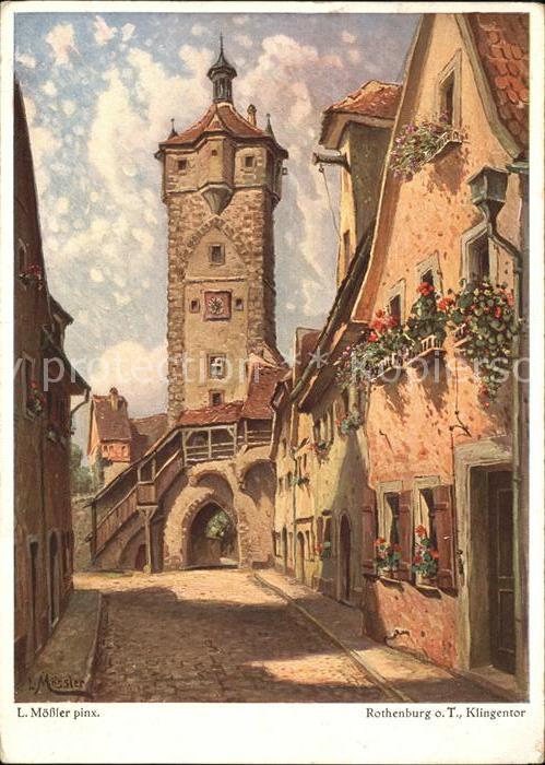 Moessler L. Rothenburg o. T. Klingentor