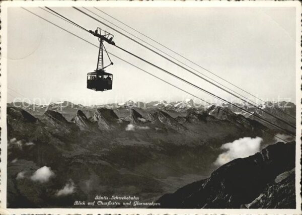 Seilbahn Säntis Churfirsten Glarneralpen