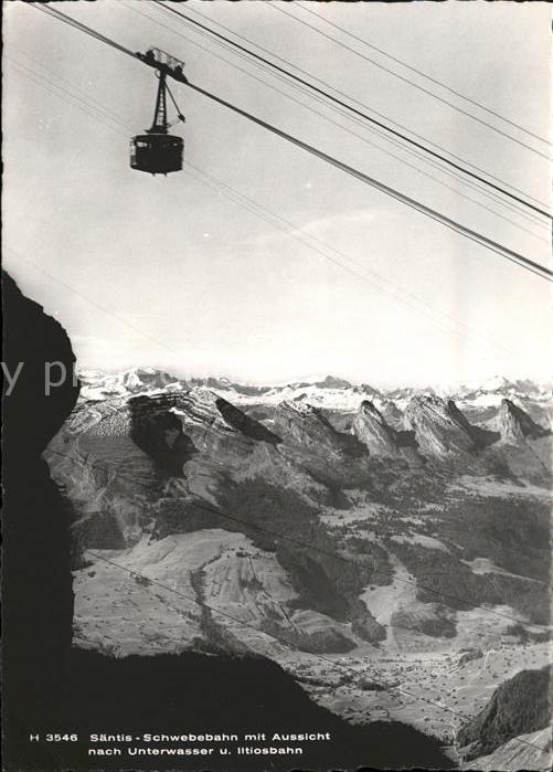 Seilbahn Säntis Unterwasser Iltiosbahn