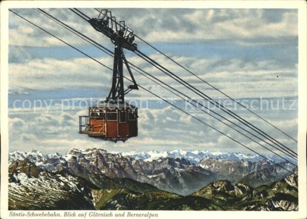 Seilbahn Säntis Glärnisch Berneralpen