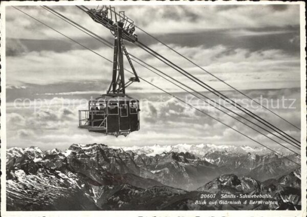 Seilbahn Säntis Glärnisch Berneralpen
