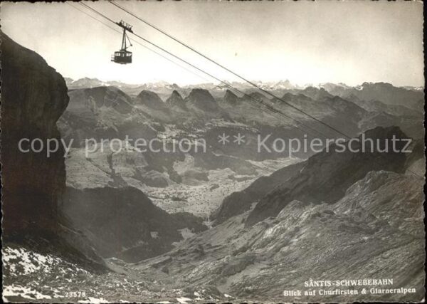 Seilbahn Säntis Churfirsten Glarneralpen