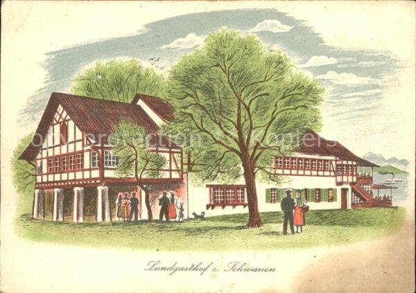 Landesausstellung Zuerich 1939 Landgasthof zum Schwanen