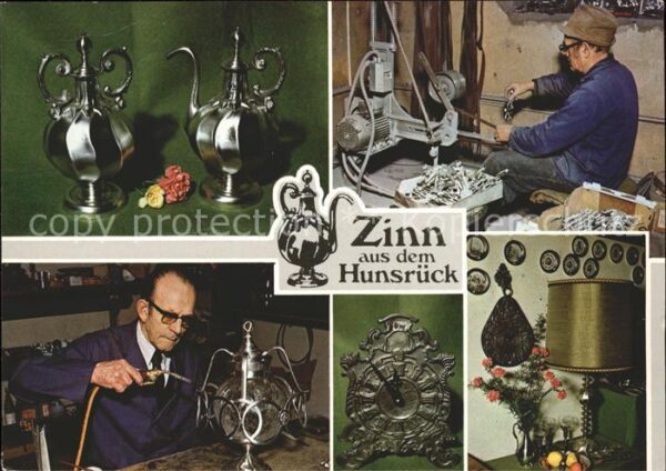 Handwerk Zinn Zinngiesserei Hunsrück Krummenau U