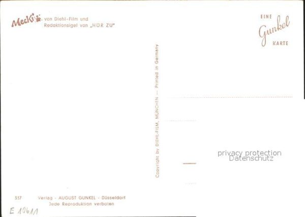 Mecki Nr. 337 Schornsteinfeger Schornstein – Bild 2