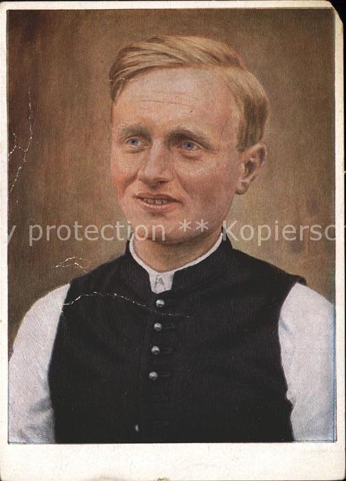 Kuenstlerkarte Hans Retzlaff Jungbauer Guttenbrunn Zab