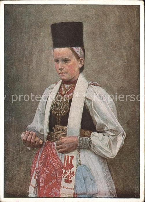 Retzlaff Hans Braut Stolzenburg Tracht Nr. 5