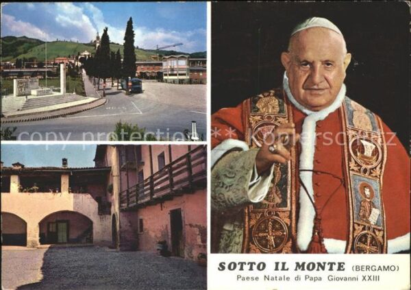 Papst Papa Giovanni XXII Sotto il Monte Berga
