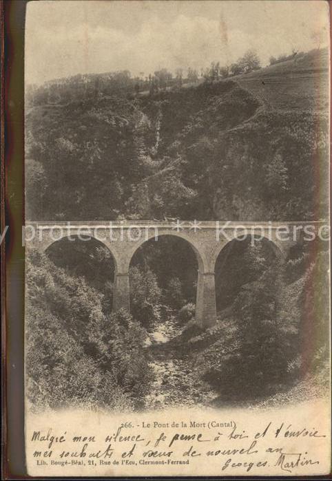 Bruecken Bauwerke Pont de la Mort Cantal