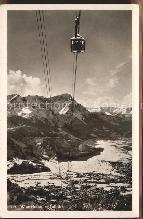Seilbahn Wankbahn Talblick Garmisch-Partenkirche