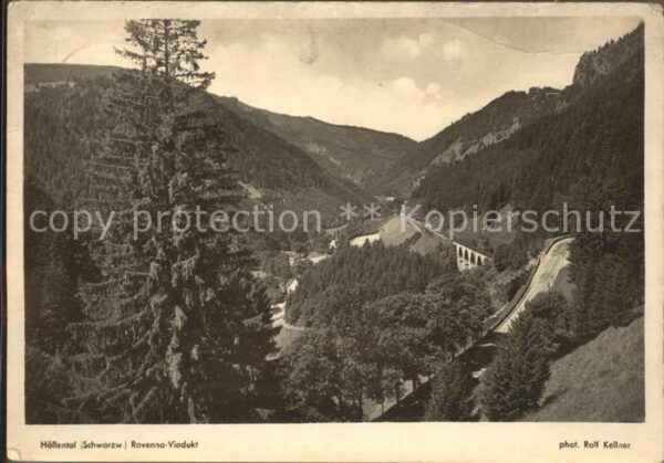 Foto Kellner Rolf Nr. 8344 Höllental Schwarzwald Ravenna-Viad