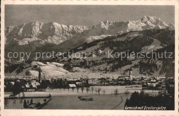Garmisch-Partenkirchen Winterpanorama mit Dreitorspitze Wetter