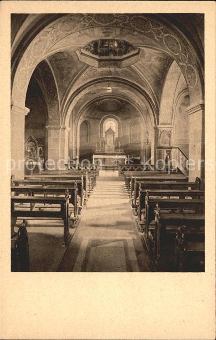Schwarzrheindorf Innenansicht der Unterkirche der Doppel