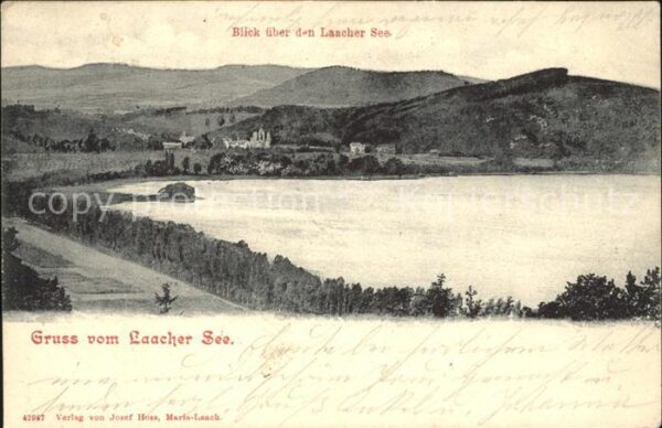 Maria Laach Glees Blick über den Laacher See
