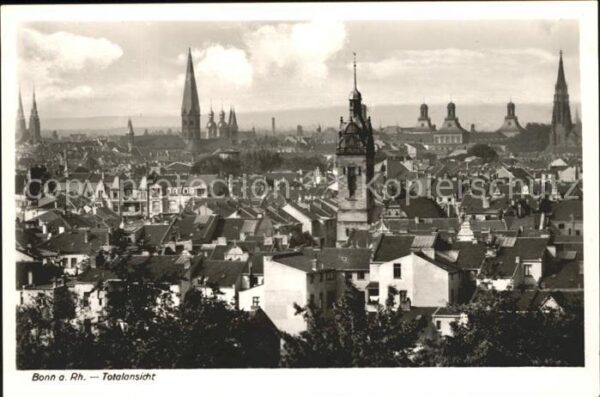 Bonn Rhein Totalansicht