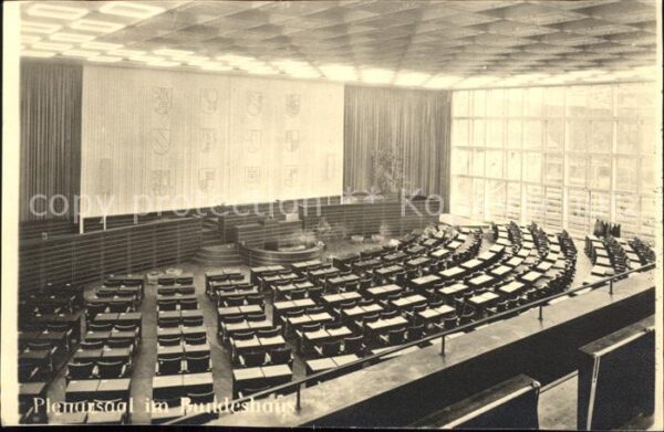 Bonn Rhein Plenarsaal im Bundeshaus