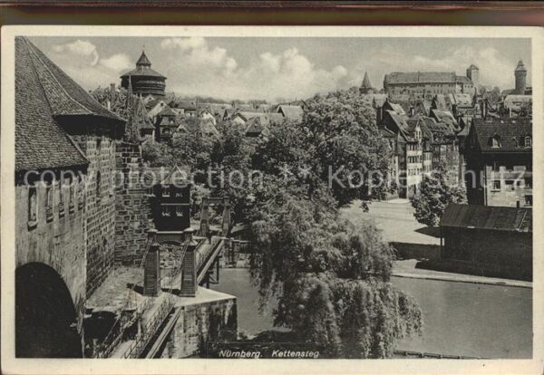 Nuernberg Kettensteg Schloss