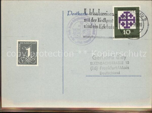 Passau Stempel DDSG Donaudampfschiffahrtsgesel