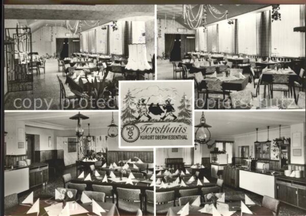 Oberwiesenthal Erzgebirge HO Gaststätte Forsthaus Restaurant