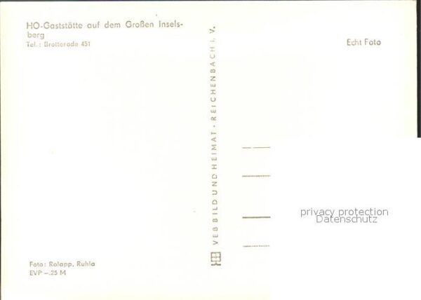 Brotterode HO Gaststätte Grosser Inselsberg Winter – Bild 2