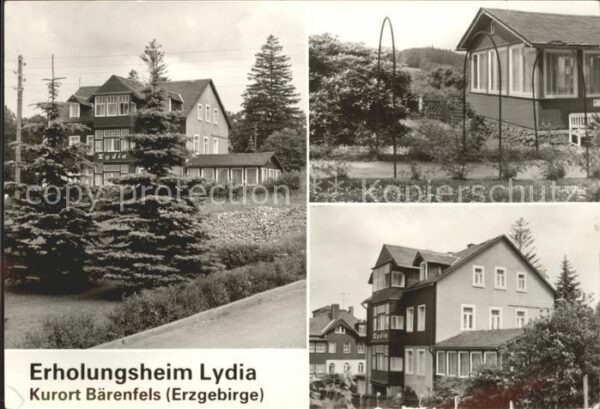 Baerenfels Erzgebirge Erholungsheim Haus Lydia