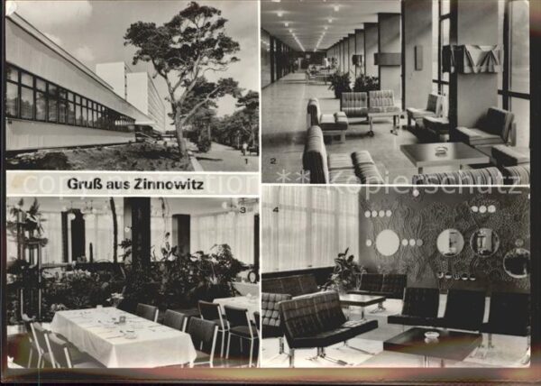 Zinnowitz Ostseebad Usedom Feriendienst IG Wismust Ferienheim Rote