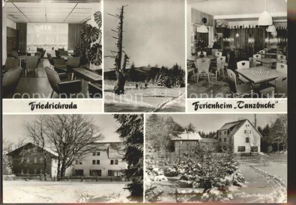 Friedrichroda Ferienheim Tanzbuche Winterpanorama
