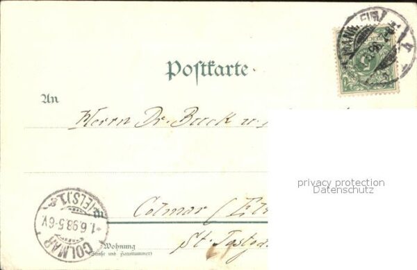 Mannheim Stadtpark Künstlerkarte Edgar Meyer – Bild 2