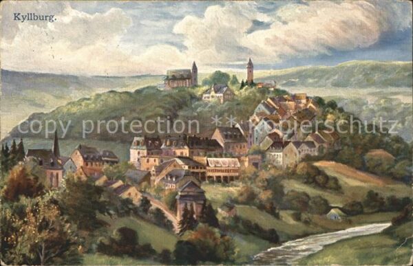 Kyllburg Rheinland-Pfalz Künstlerkarte