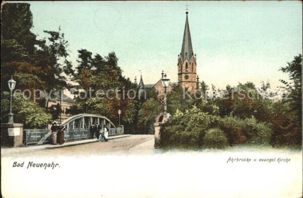 Bad Neuenahr-Ahrweiler Ahrbrücke und evangelische Kirche