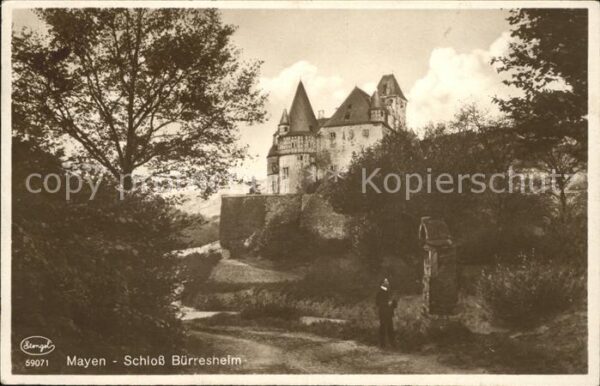 Mayen Schloss Bürresheim Bildstock