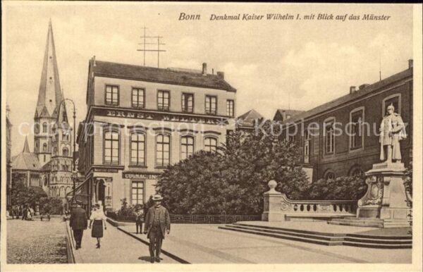 Bonn Rhein Kaiser Wilhelm Denkmal Münsterkirche