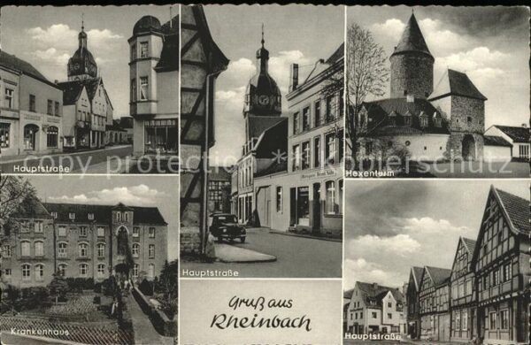 Rheinbach Hauptstrasse Krankenhaus Hexenturm Fach