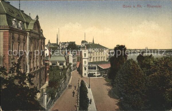 Bonn Rhein Rheinufer Brücke