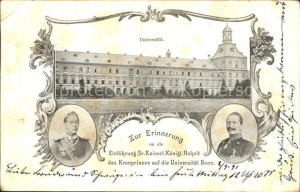 Bonn Rhein Universität Kaiserliche Königliche Hohe