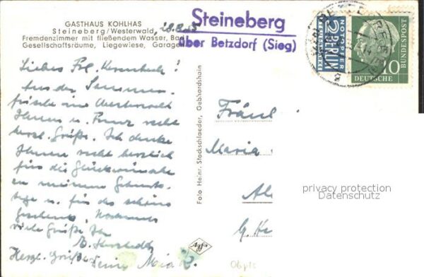 Steineberg Gesamtansicht Luftkurort Gasthaus Kohlh – Bild 2