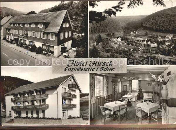 Enzkloesterle Hotel Hirsch Panorama Schwarzwald Broms