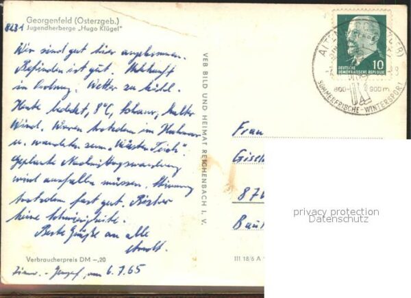 Georgenfeld Jugendherberge Hugo Klügel – Bild 2