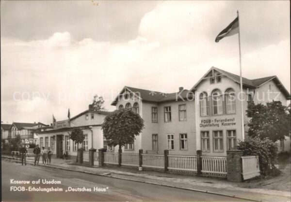 Koserow Ostseebad Usedom FDGB Erholungsheim Deutsches Haus