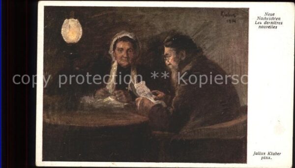 Verlag Wiener Kunst Nr. 1957 Julius Klaber Neue Nachrichten