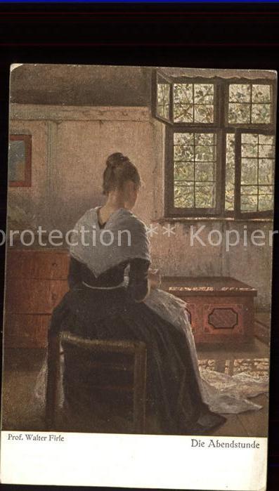 Verlag Primus Nr. 3027 Prof. Walter Firle Die Abenstunde