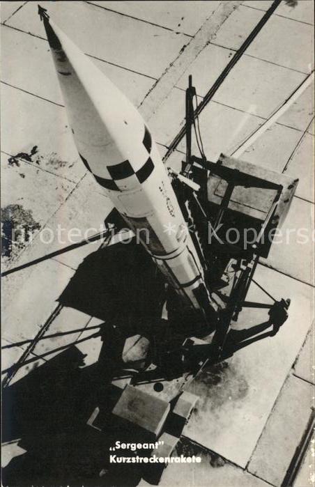 Raketen Sergeant Kurzstreckenrakete Bundeswehr